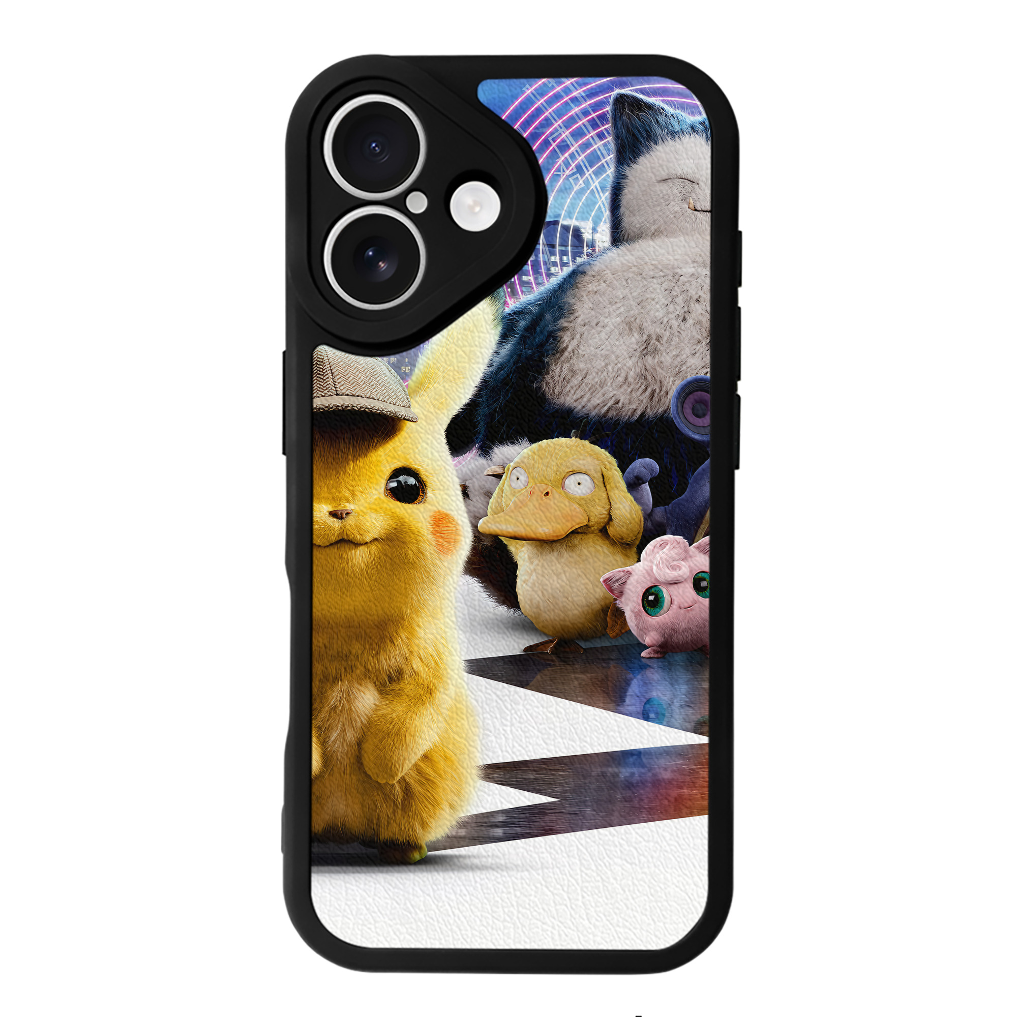 （画像用） ポケットモンスター Pokémon 【iPhone 16シリーズ対応】シリコンスマホケース（レザー調） 材質：シリコン